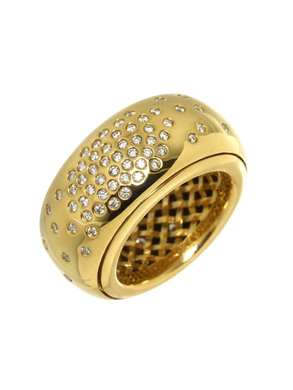Bottega Veneta Ring Diamond 18k Yellow Gold